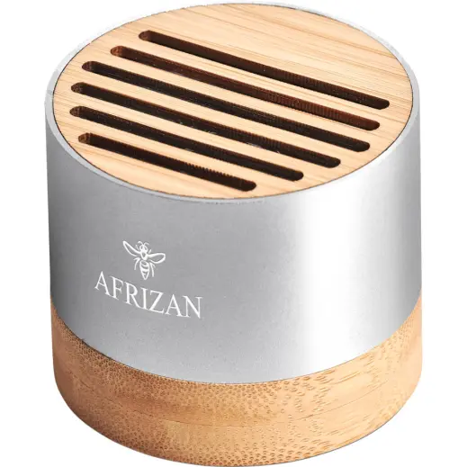 Okiyo Utau Bamboo & Recycled Aluminium Bluetooth Speaker Branded